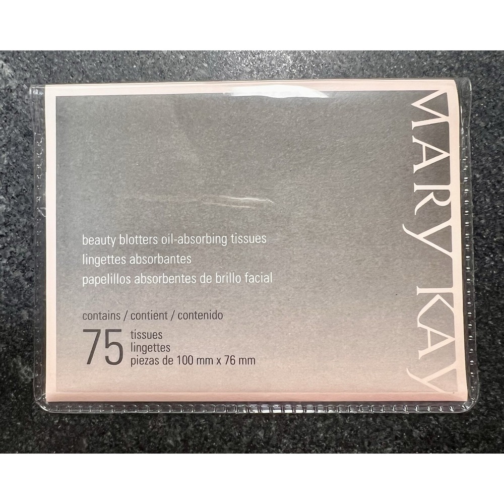 Mary Kay Beauty Blotters Oil-Absorbing Tissues ~ 75/Pkg